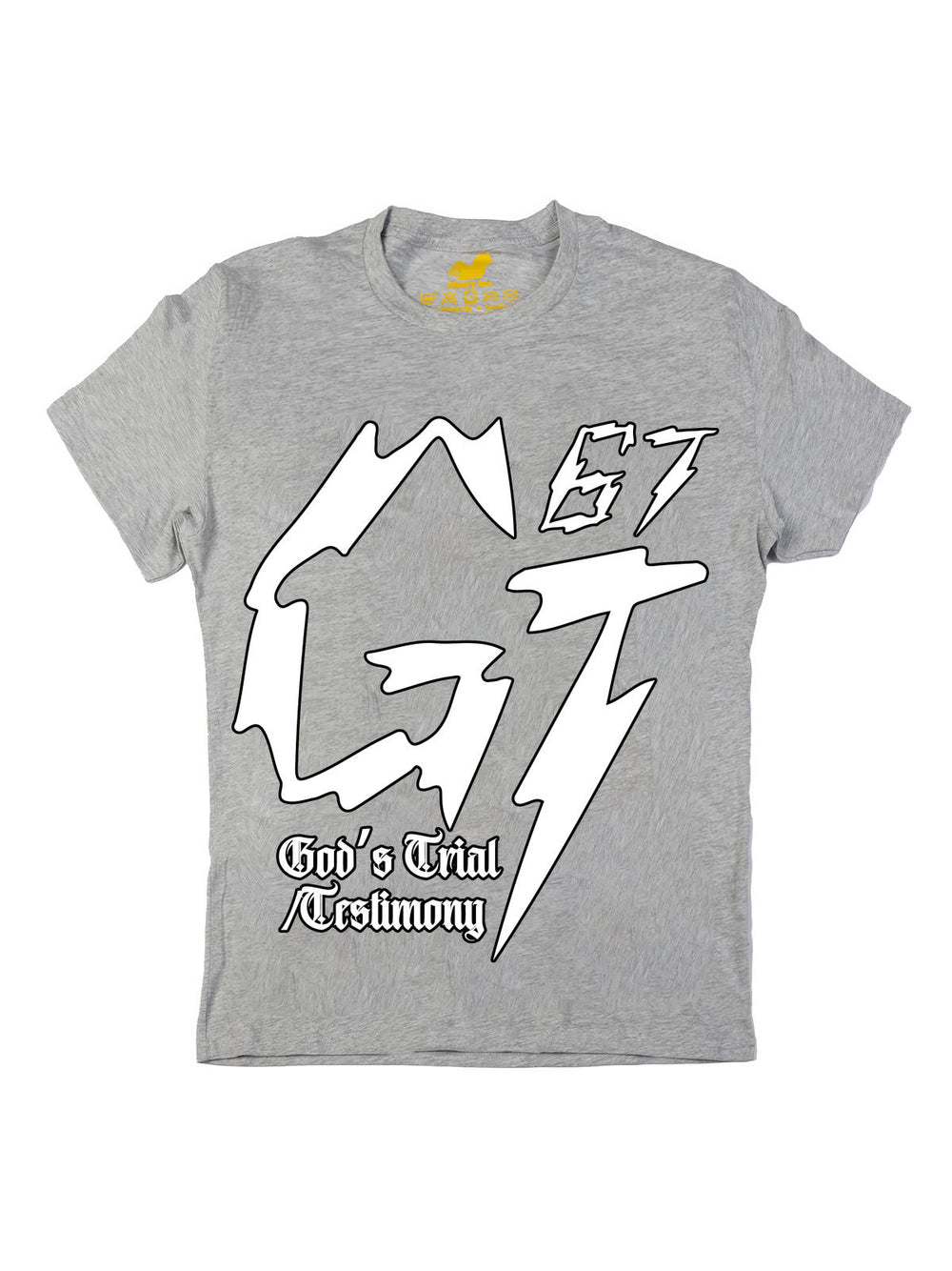 James Glover Tyson Logo White Oversize Print
