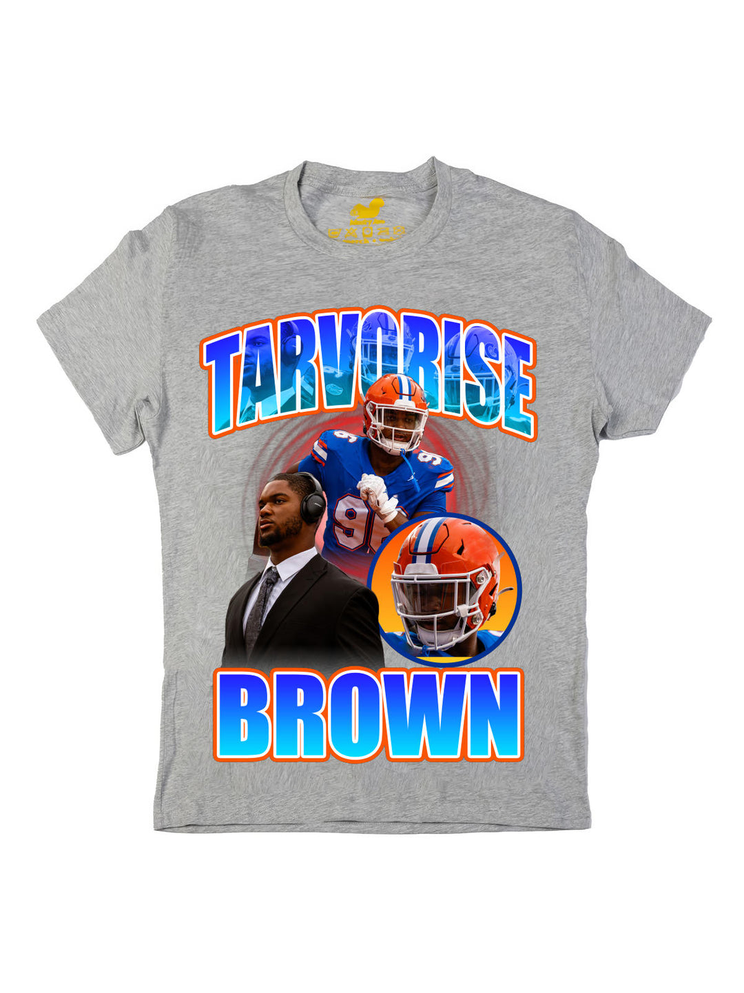 Tarvorise Brown Collage Oversize Print