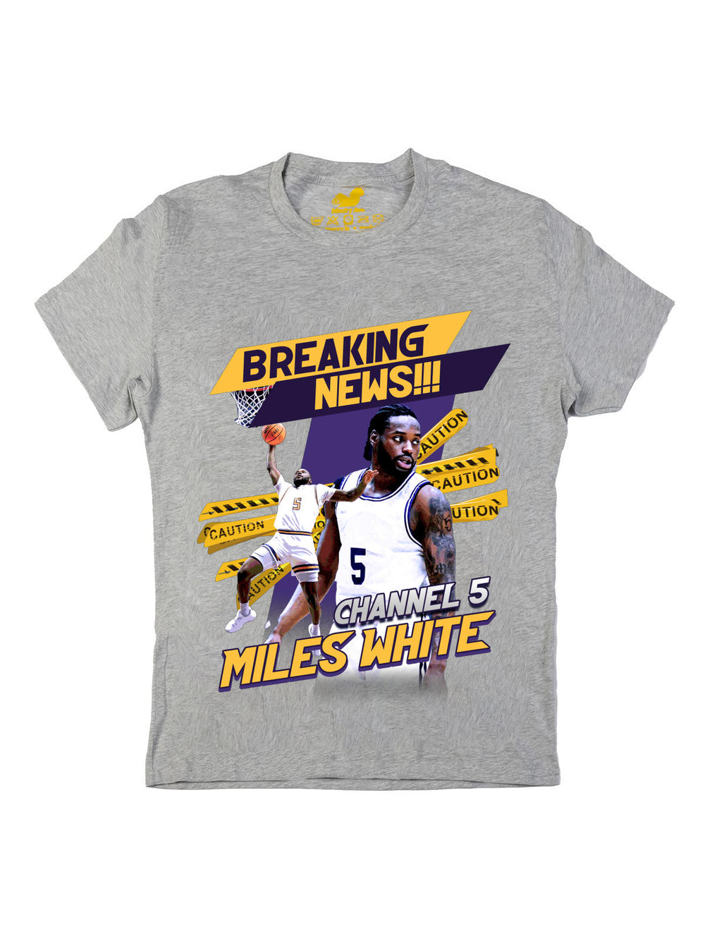 MIles White Collage Oversize Print