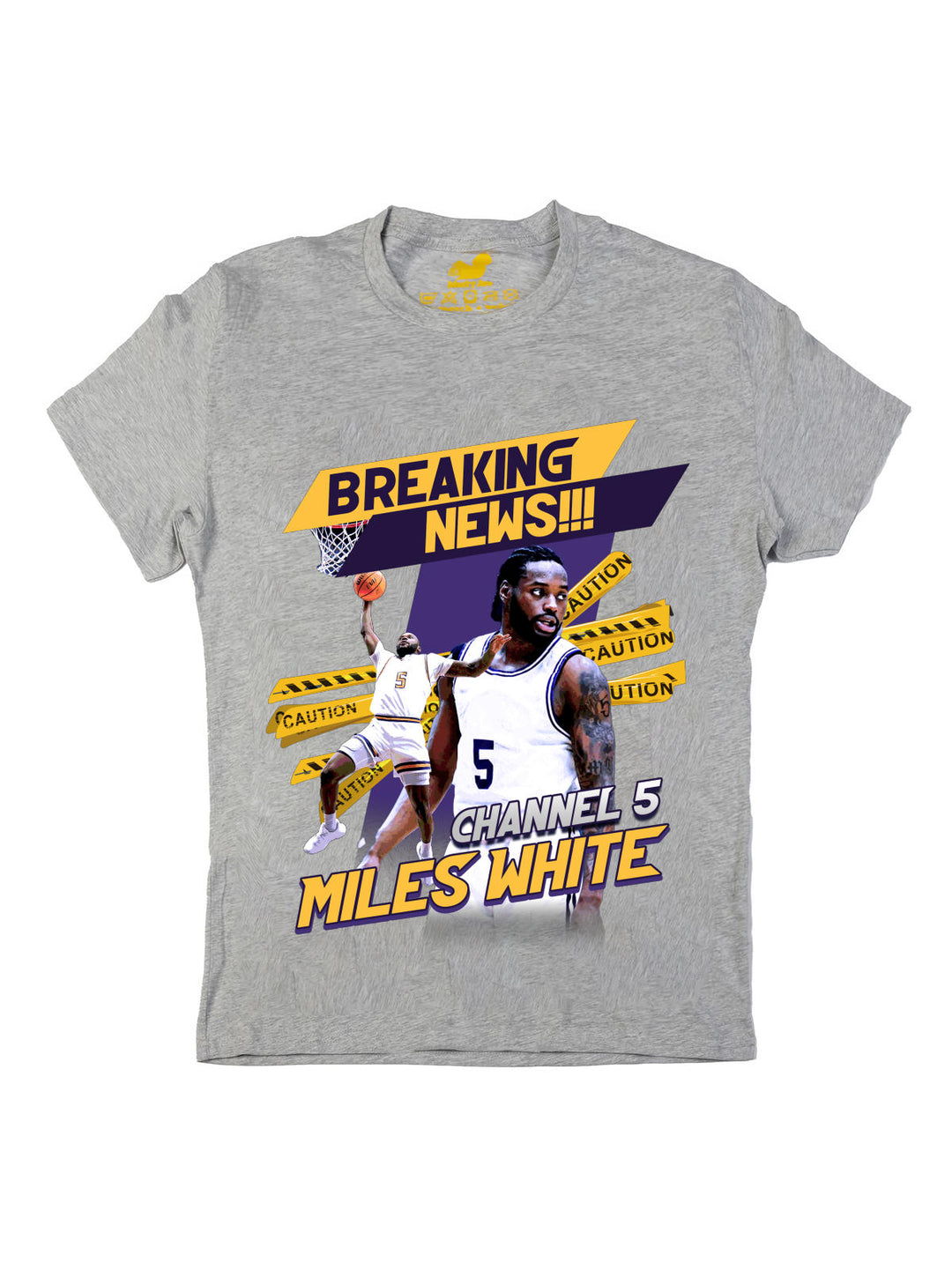 MIles White Collage Oversize Print