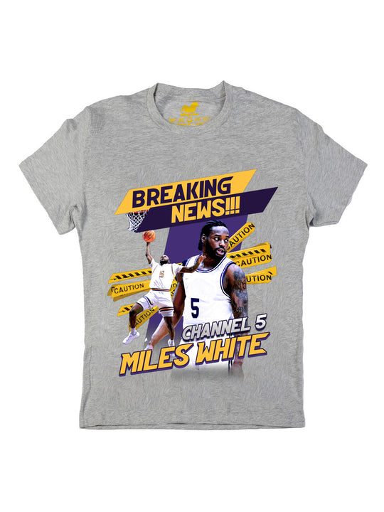 MIles White Collage Oversize Print