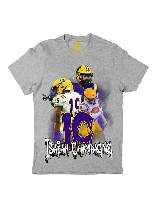 Isaiah Champagne Oversize Print