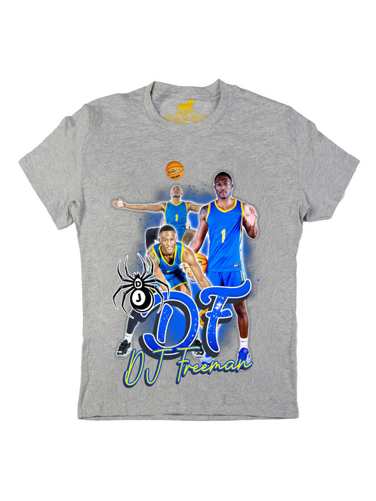 DJ Freeman Initials Oversize Print