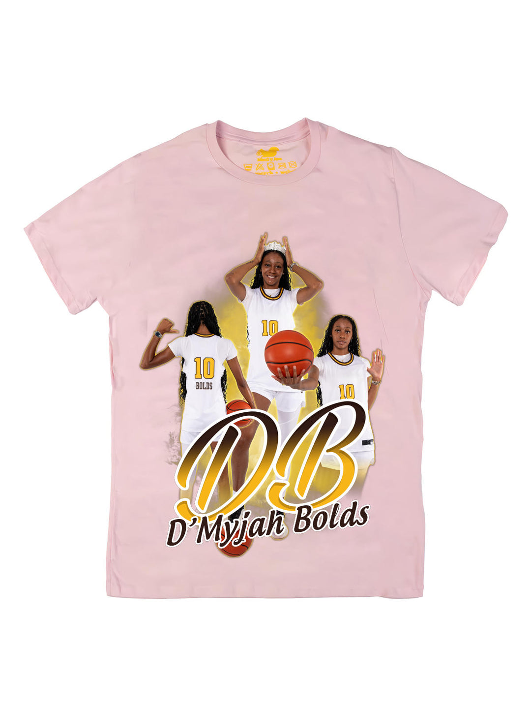 DMyjah Bolds Initials Oversize Print