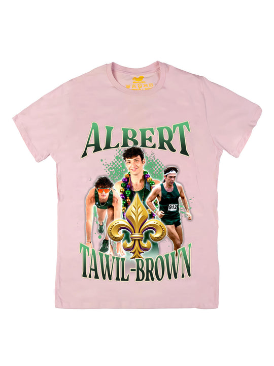 Albert Tawil Brown Collage Oversize Print