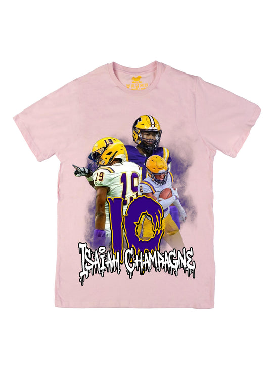 Isaiah Champagne Oversize Print