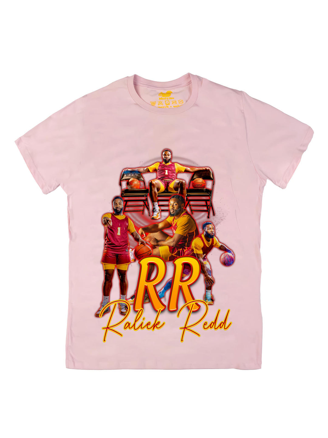 Raliek Redd Initials Oversize Print