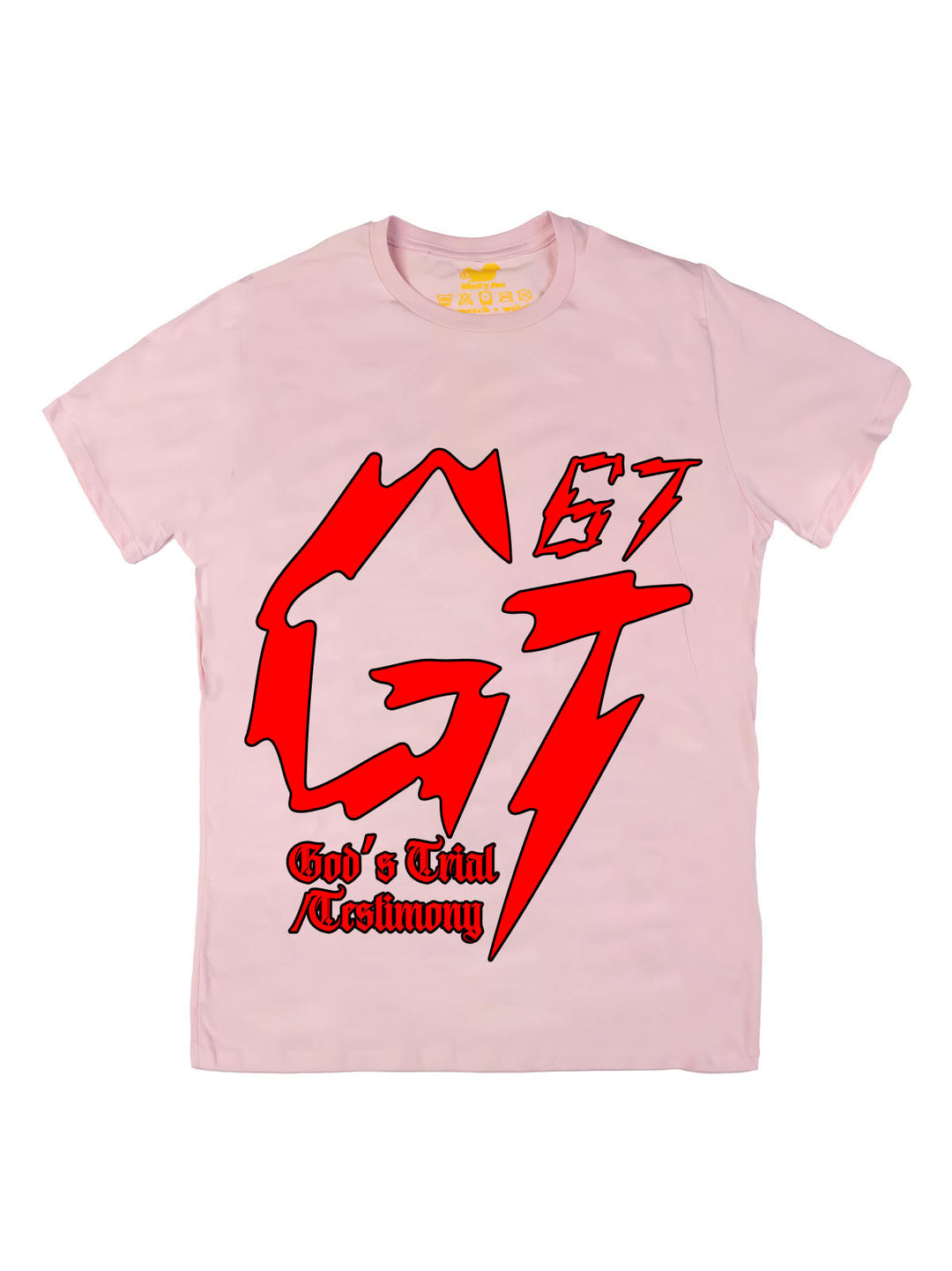 James Glover Tyson Logo Red Oversize Print