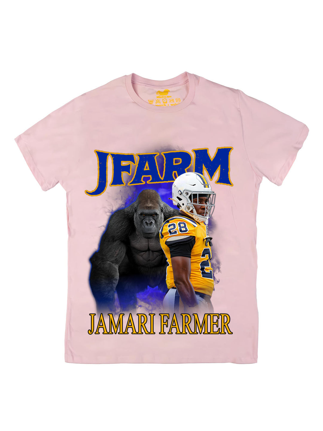 Jamari Farmer Gorilla Collage Oversize Print