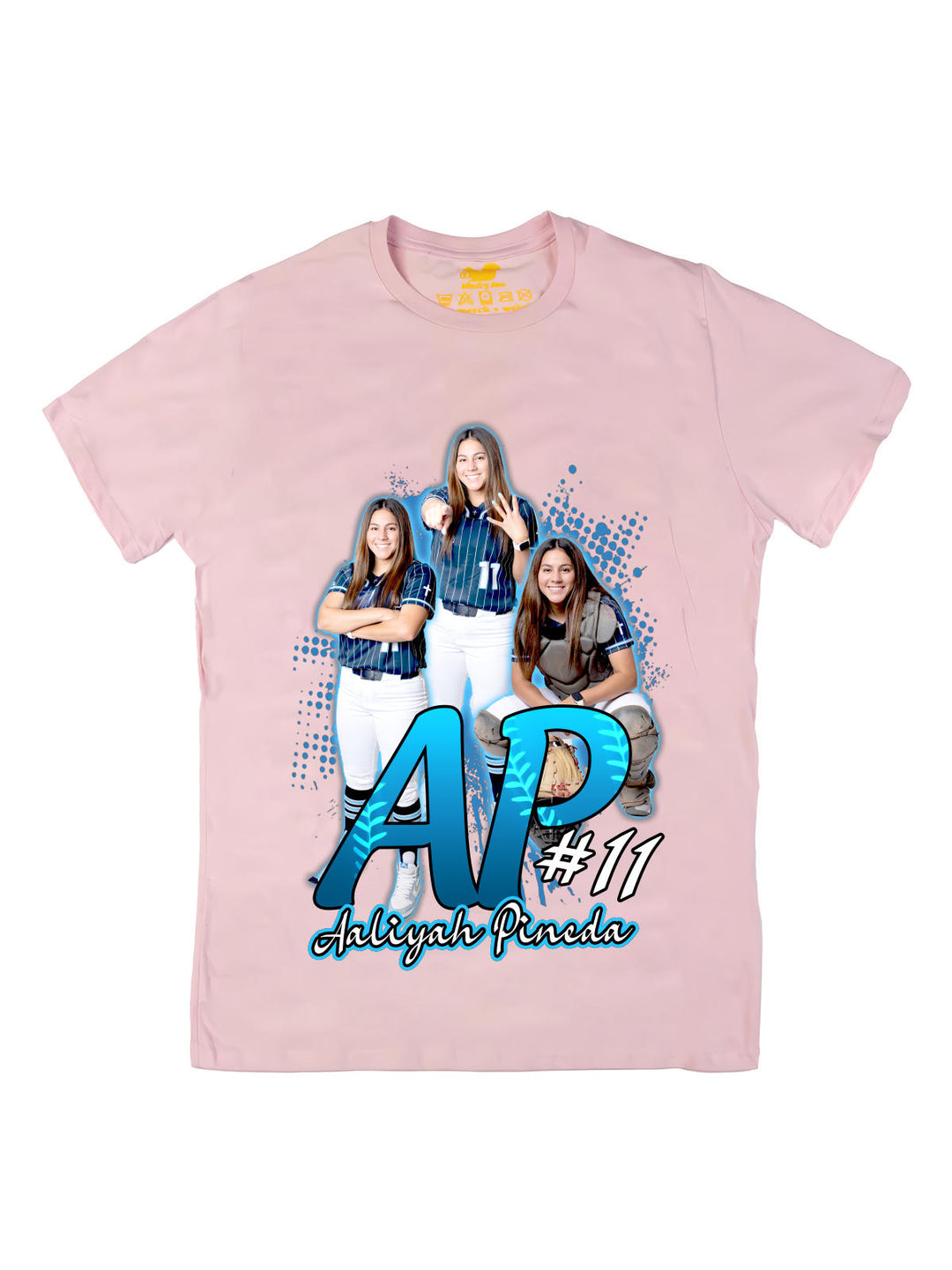Aaliyah Pineda Initials Oversize Print