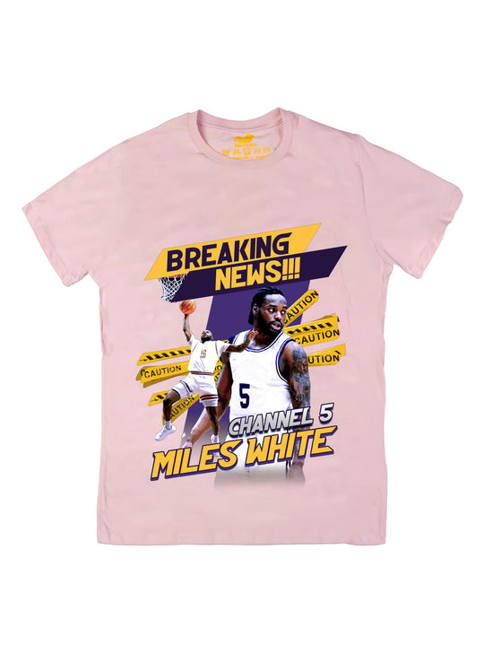 MIles White Collage Oversize Print