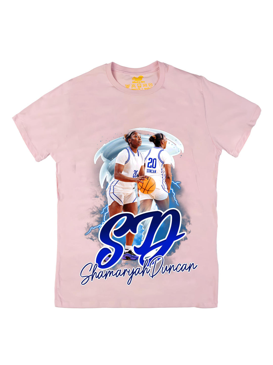 Shamaryah Duncan Initials Oversize Print