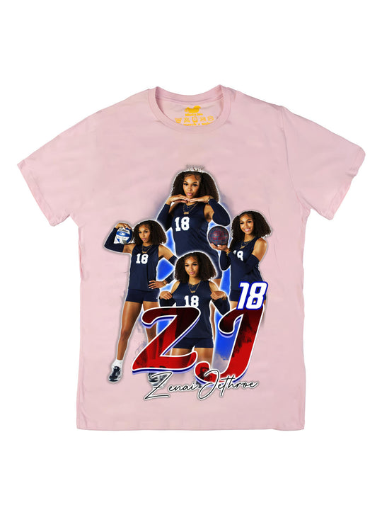 Zenai Jethroe Initials Oversize Print