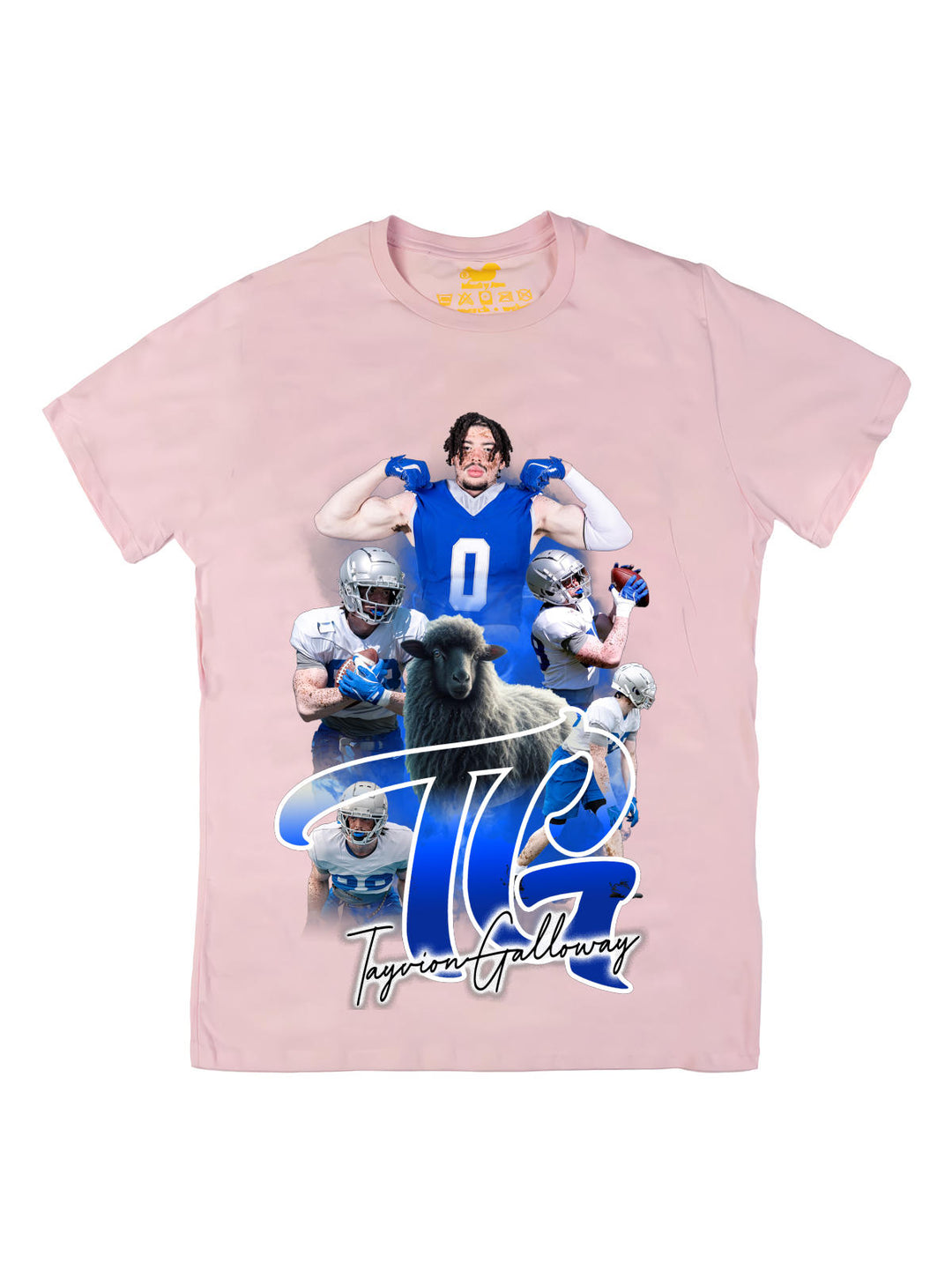 Tayvion Galloway Initials Oversize Print