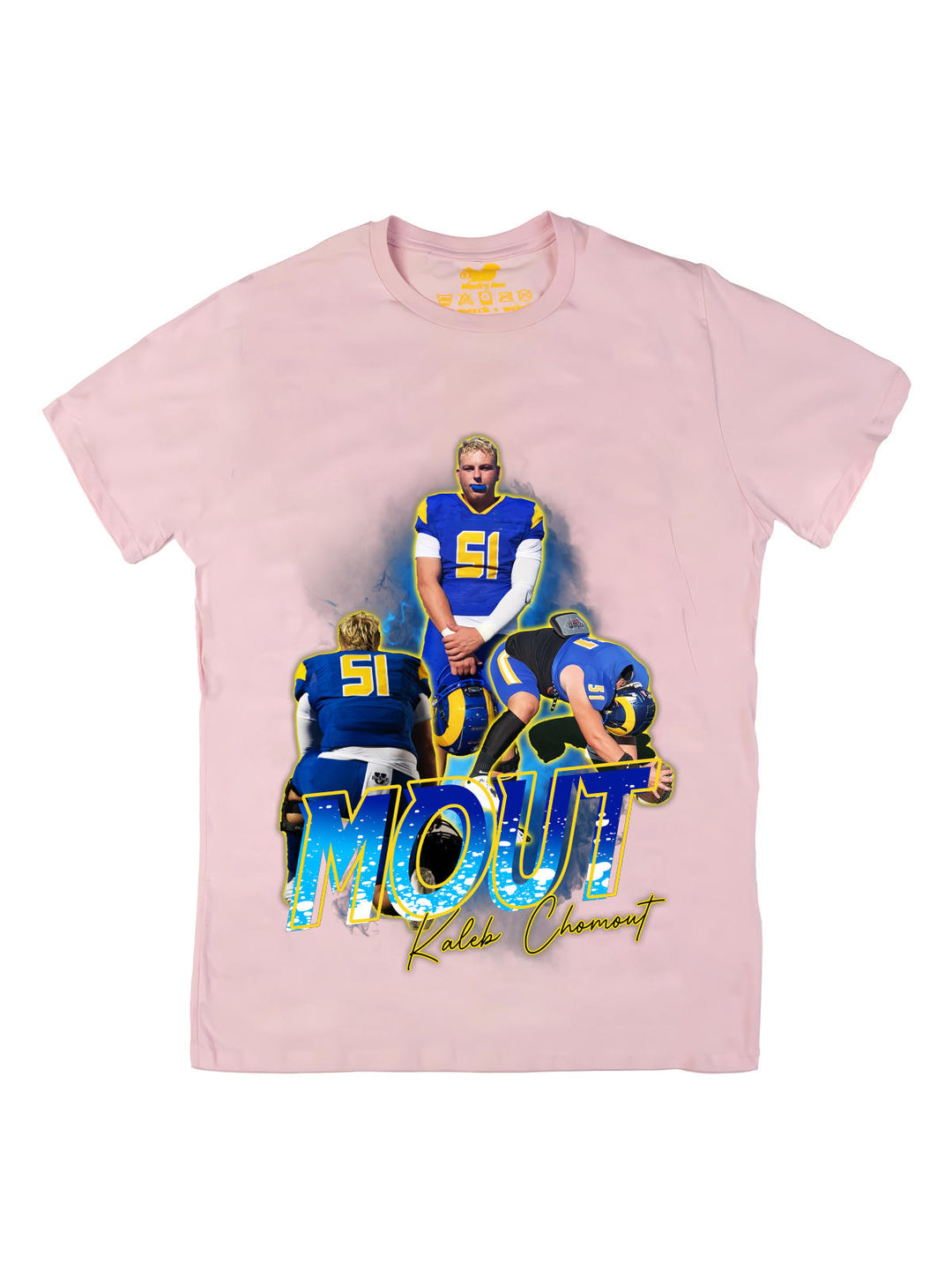 Kaleb Chomout Initials Oversize Print