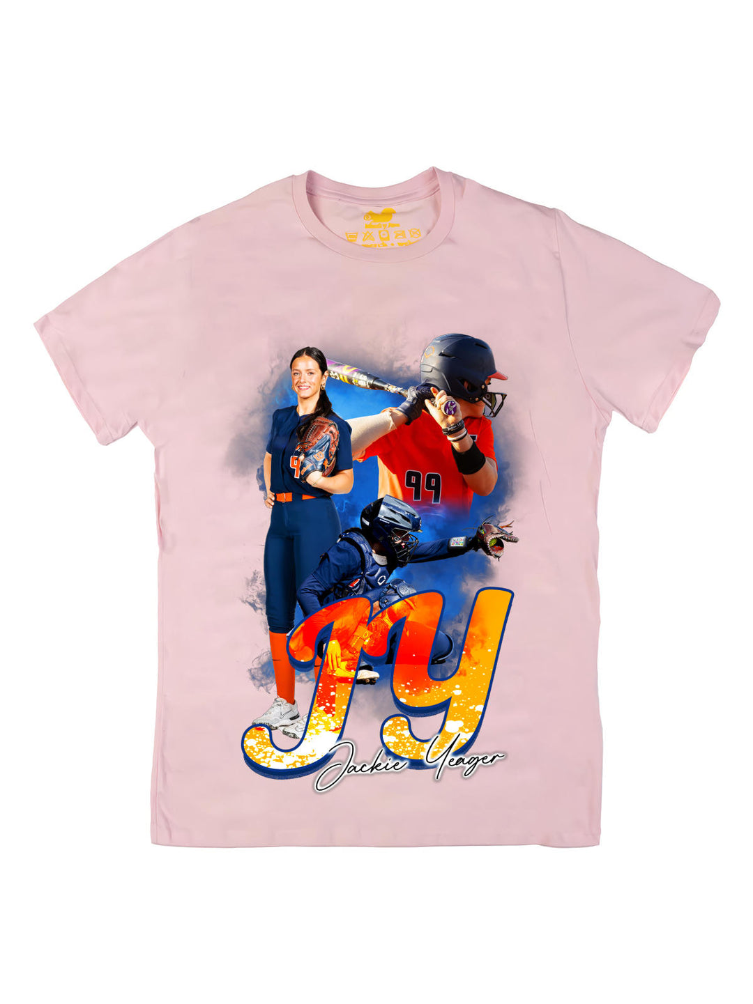 Jackie Yeager Initials Oversize Print