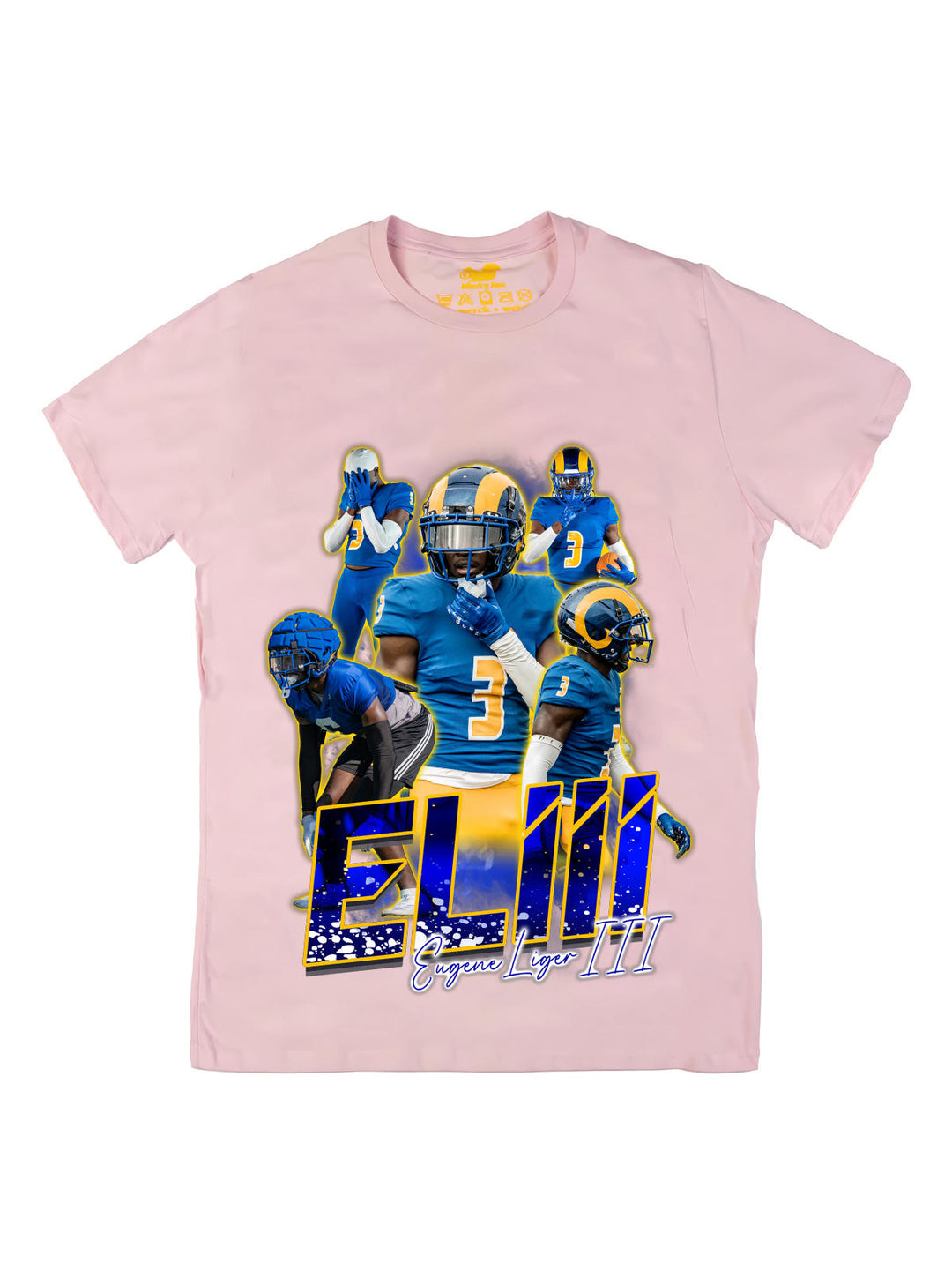 Eugene Liger III Initials Oversize Print