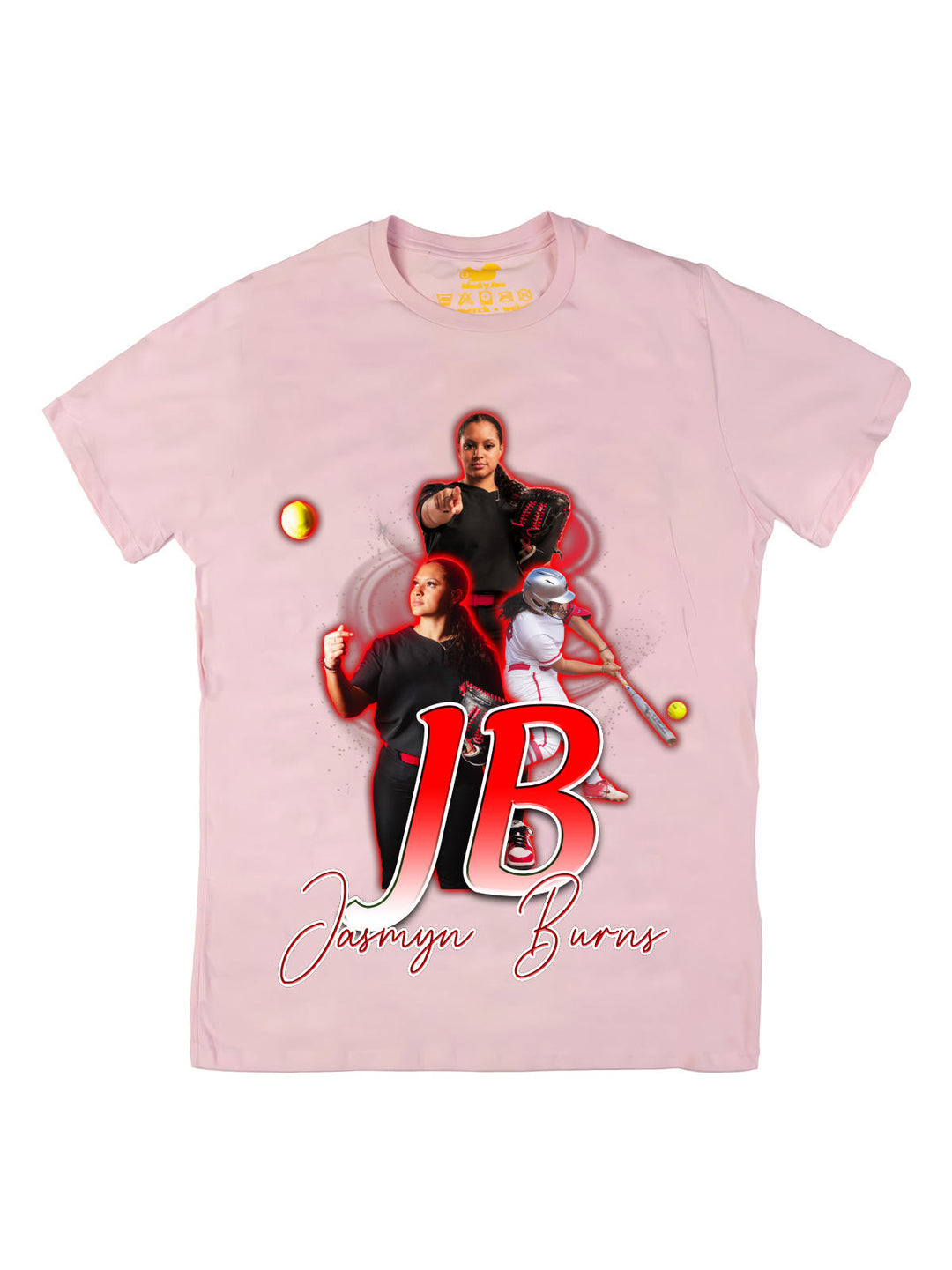Jasmyn Burns Initials Oversize Print