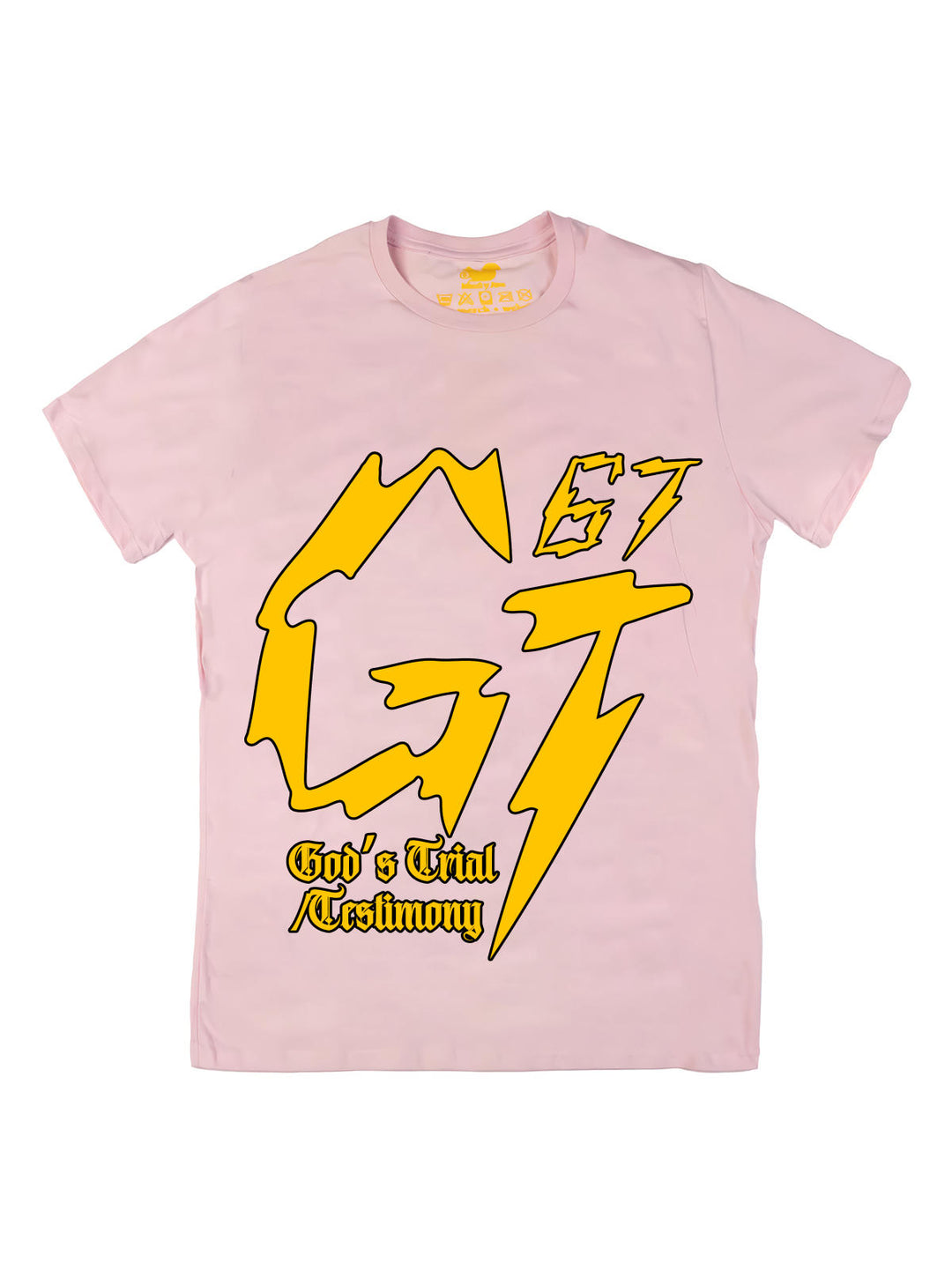 James Glover Tyson Logo Yellow Oversize Print