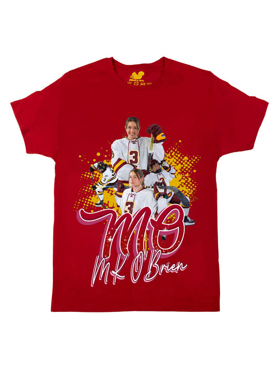 MK OBrien Initials Oversize Print