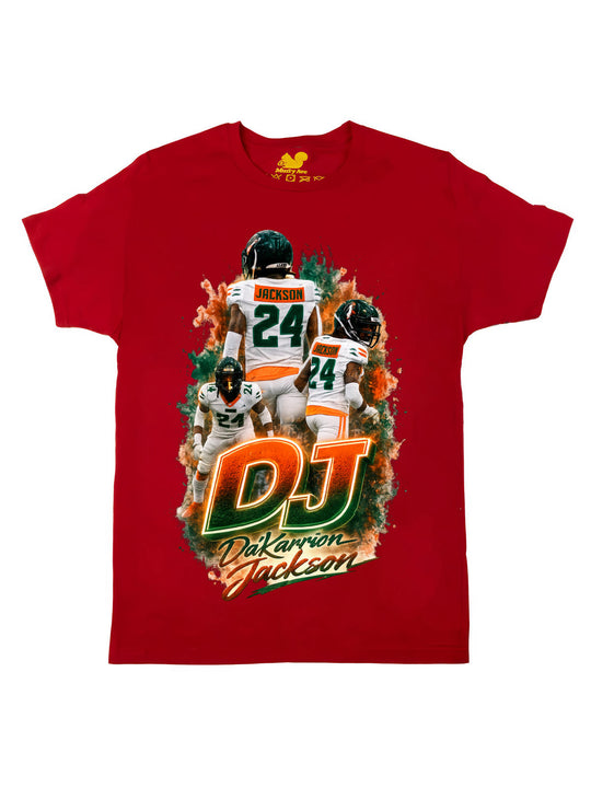 Da'Karrion Jackson Initials Oversize Print