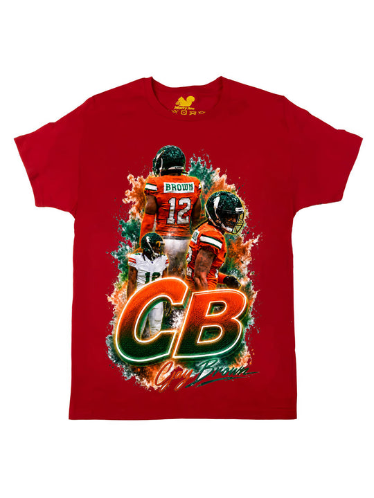 Cjay Brown Initials Oversize Print