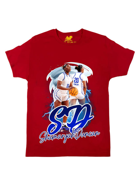 Shamaryah Duncan Initials Oversize Print