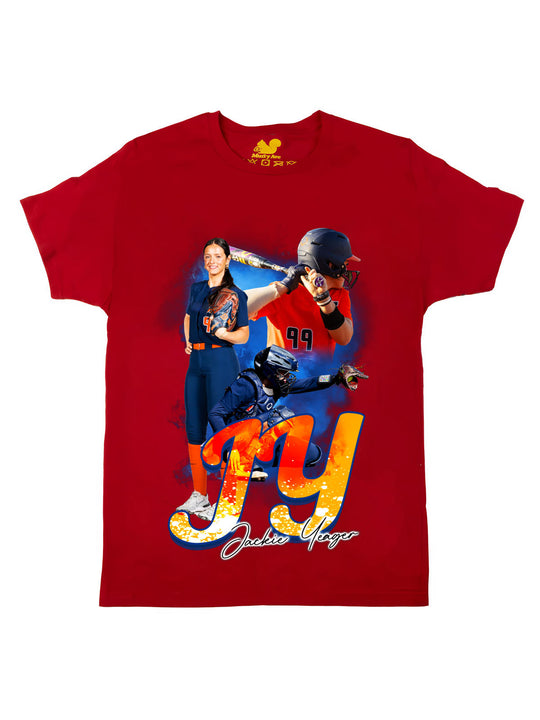 Jackie Yeager Initials Oversize Print