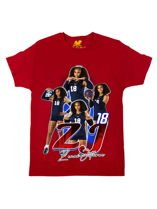 Zenai Jethroe Initials Oversize Print