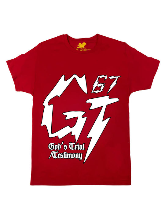 James Glover Tyson Logo White Oversize Print