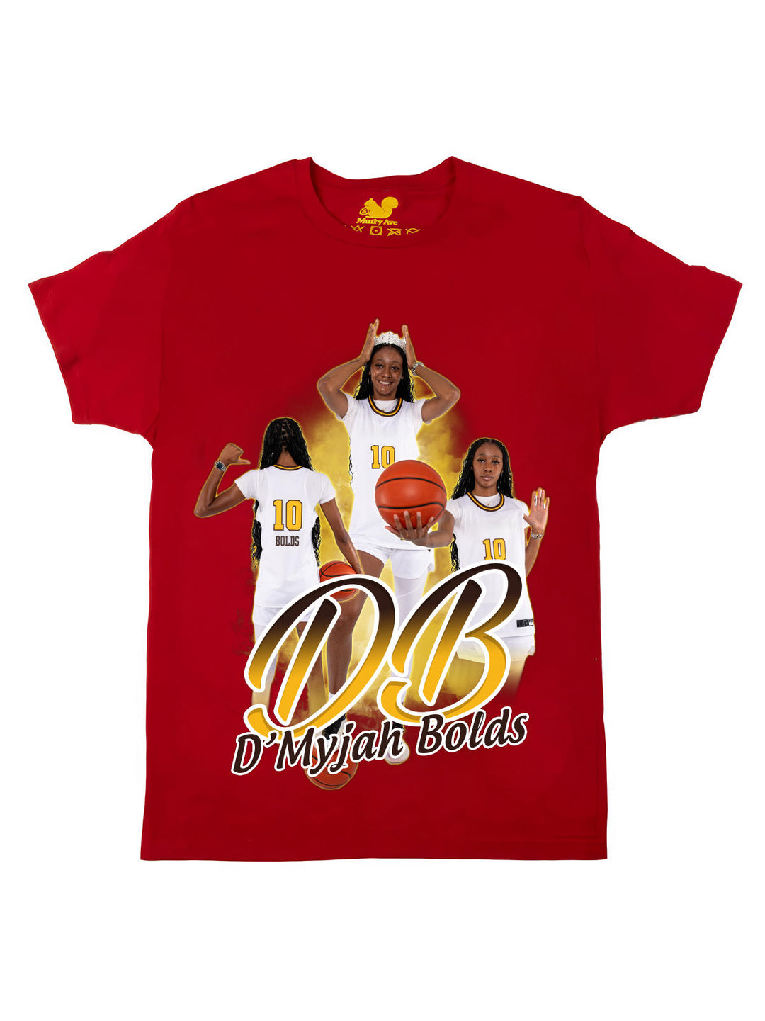 DMyjah Bolds Initials Oversize Print