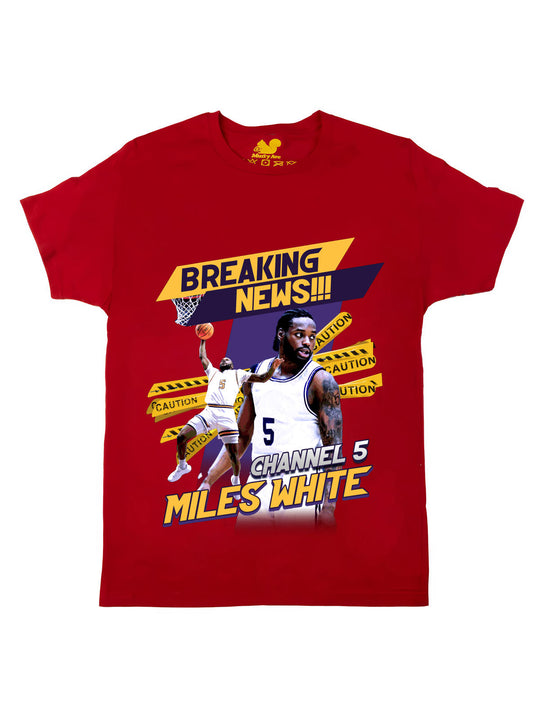 MIles White Collage Oversize Print