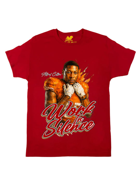 Work In Silence Portrait Oversize Print