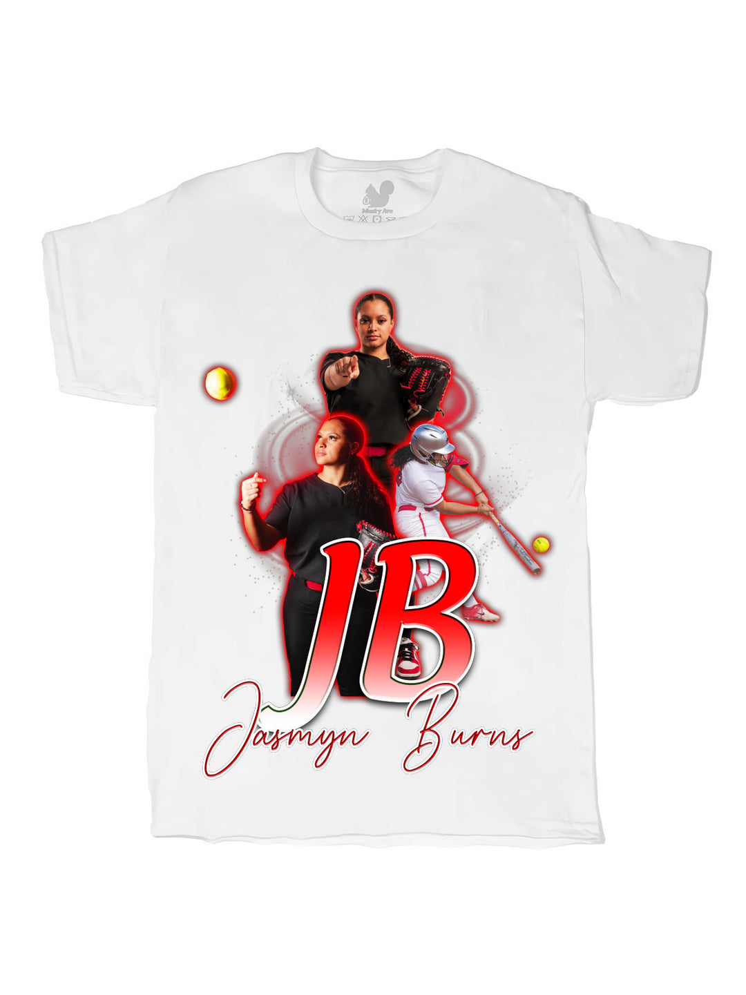 Jasmyn Burns Initials Oversize Print