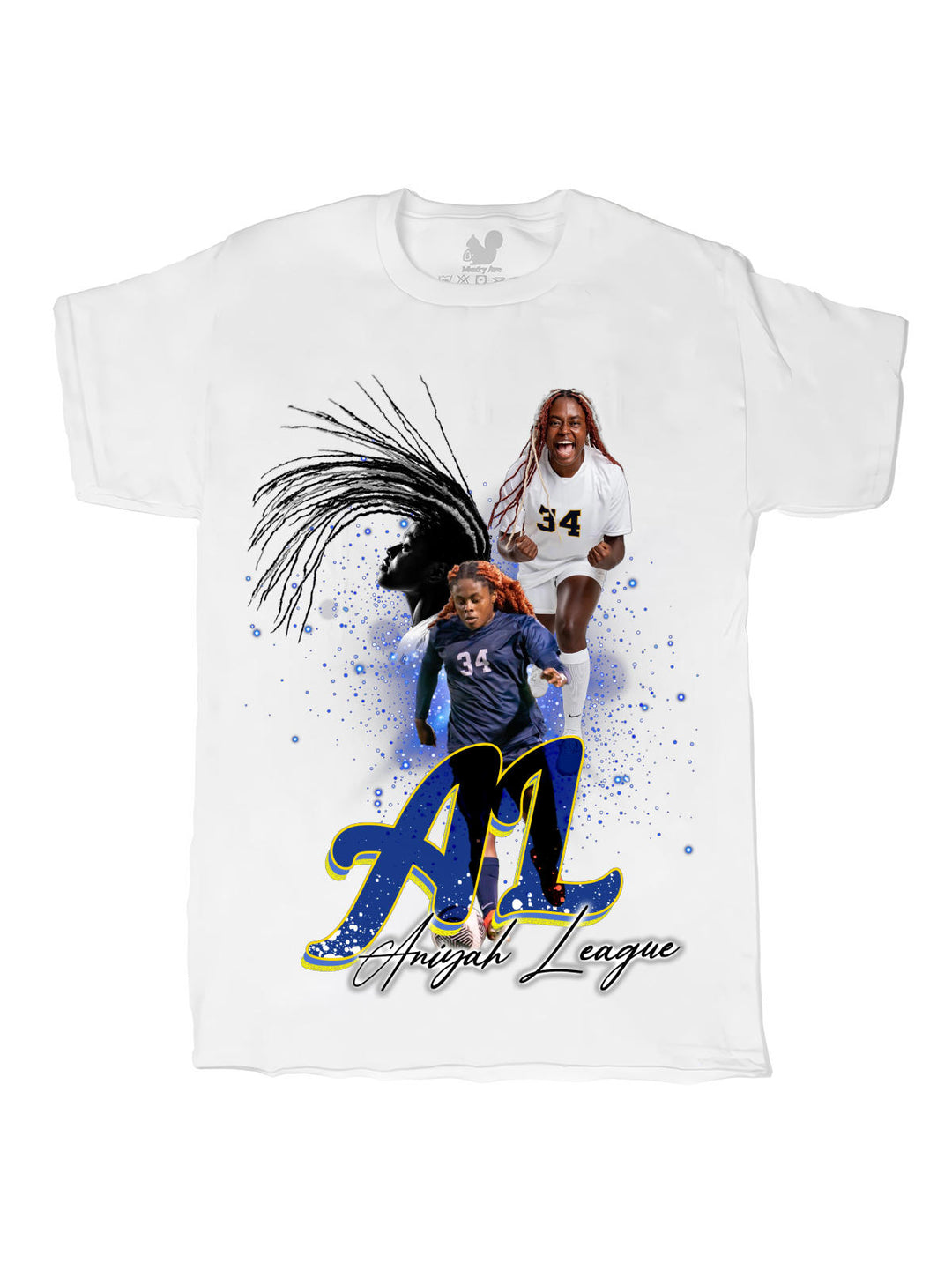 Aniyah League Initials Oversize Print