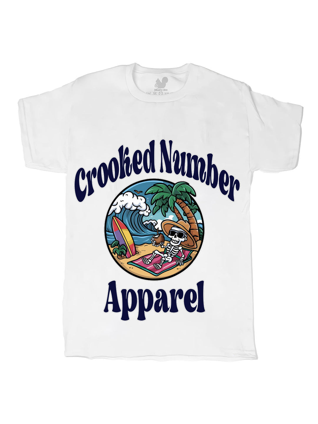 Crooked Number Apparel Oversize Print