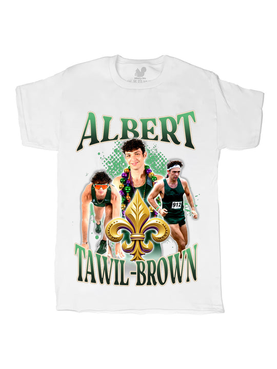 Albert Tawil Brown Collage Oversize Print