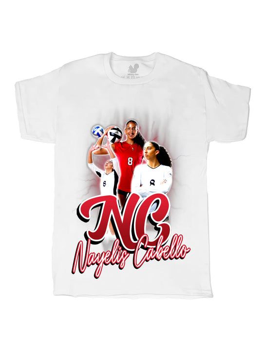 Nayelis Cabello Initials Oversize Print
