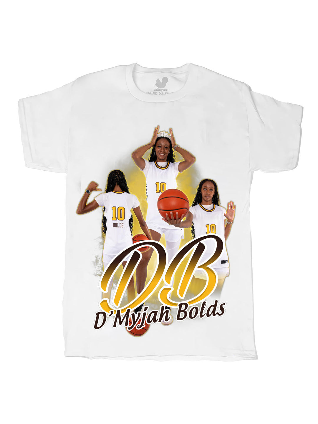 DMyjah Bolds Initials Oversize Print