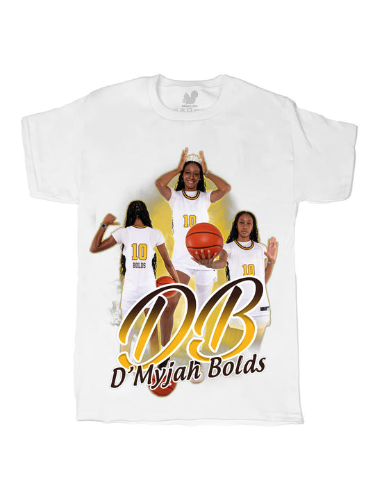 DMyjah Bolds Initials Oversize Print