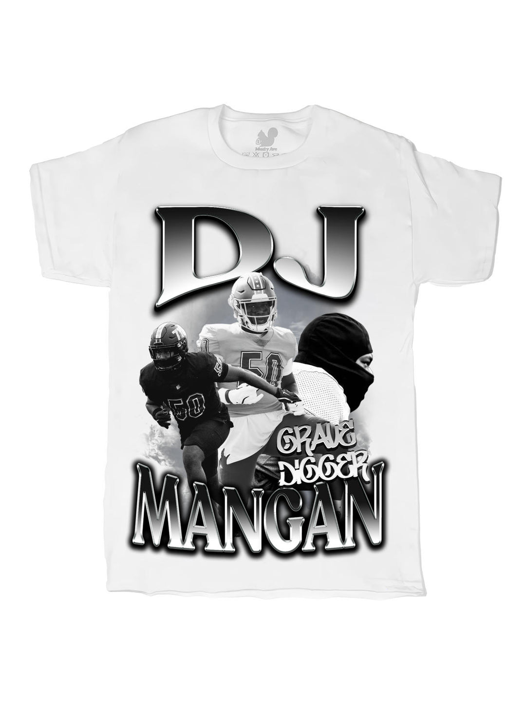 DJ Mangan Initials Oversize Print