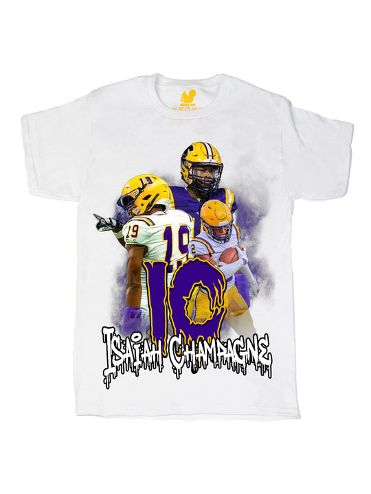 Isaiah Champagne Oversize Print