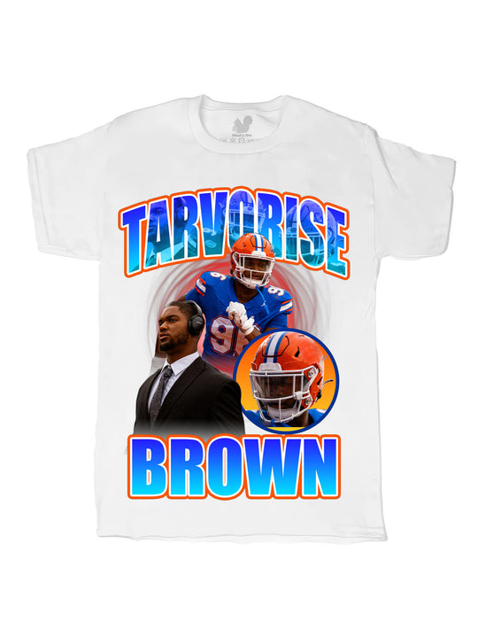 Tarvorise Brown Collage Oversize Print