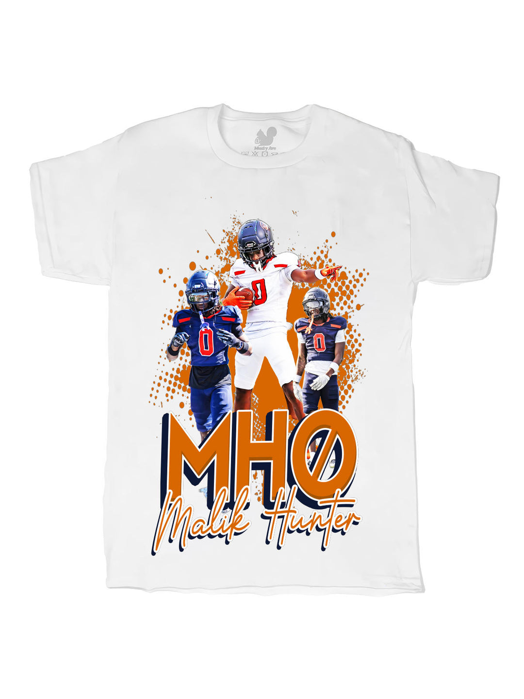 Malik Hunter Initials Oversize Print