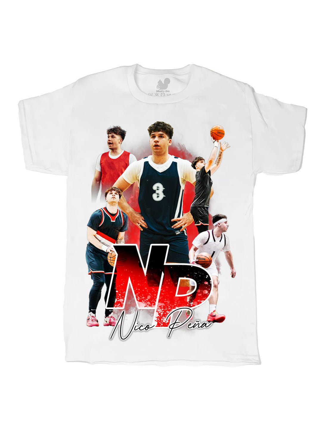 Nico Pena Initials Oversize Print
