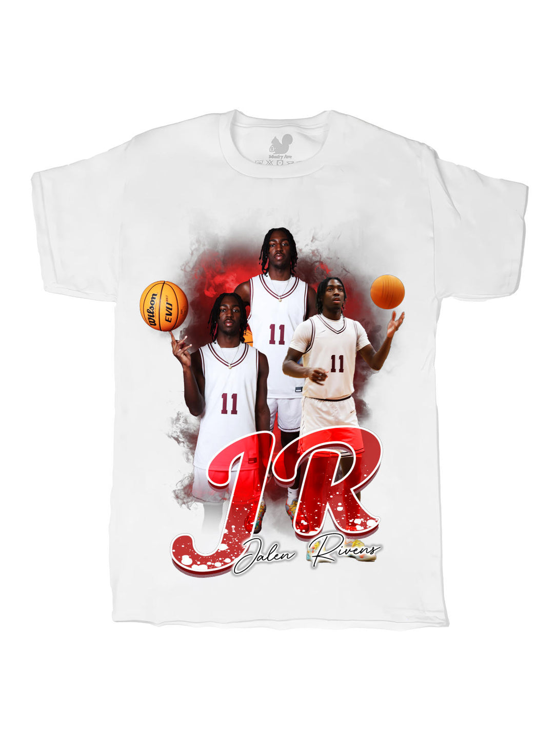 Jalen Rivens Initials Oversize Print