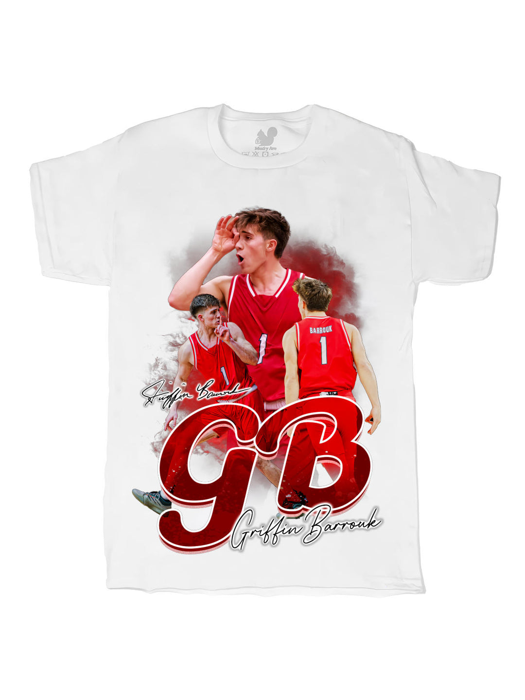 Griffin Barrouk Initials Oversize Print
