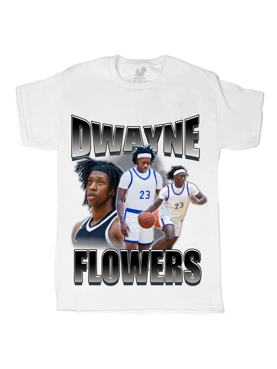 Dwayne Flowers Collage Oversize Print