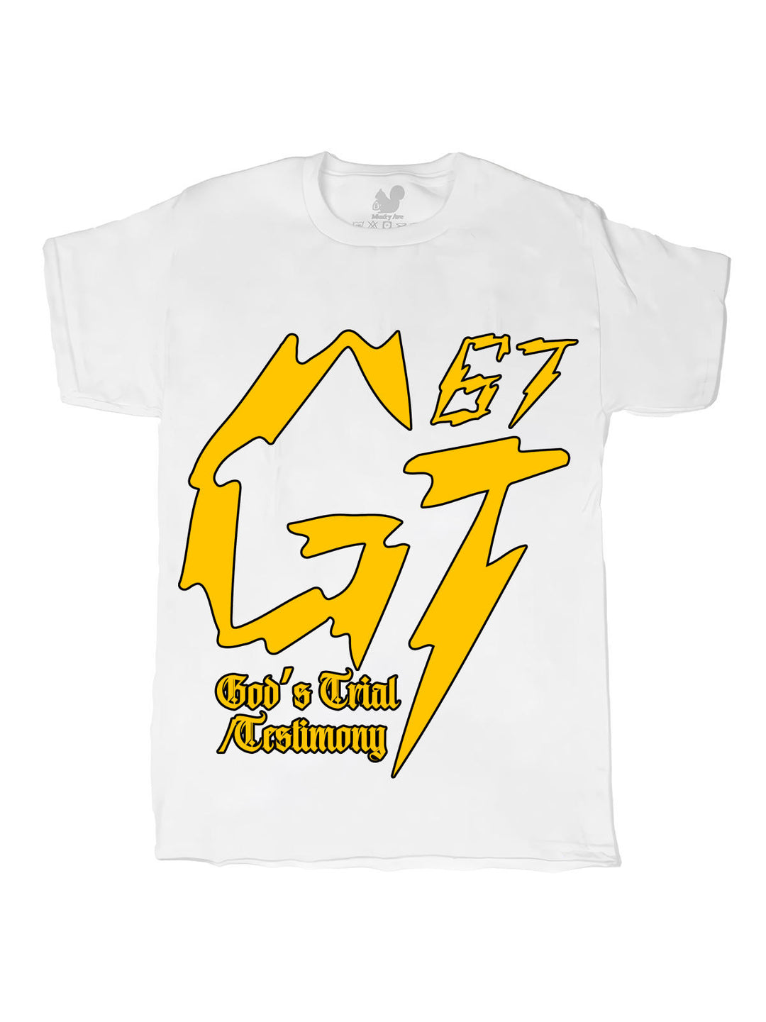 James Glover Tyson Logo Yellow Oversize Print