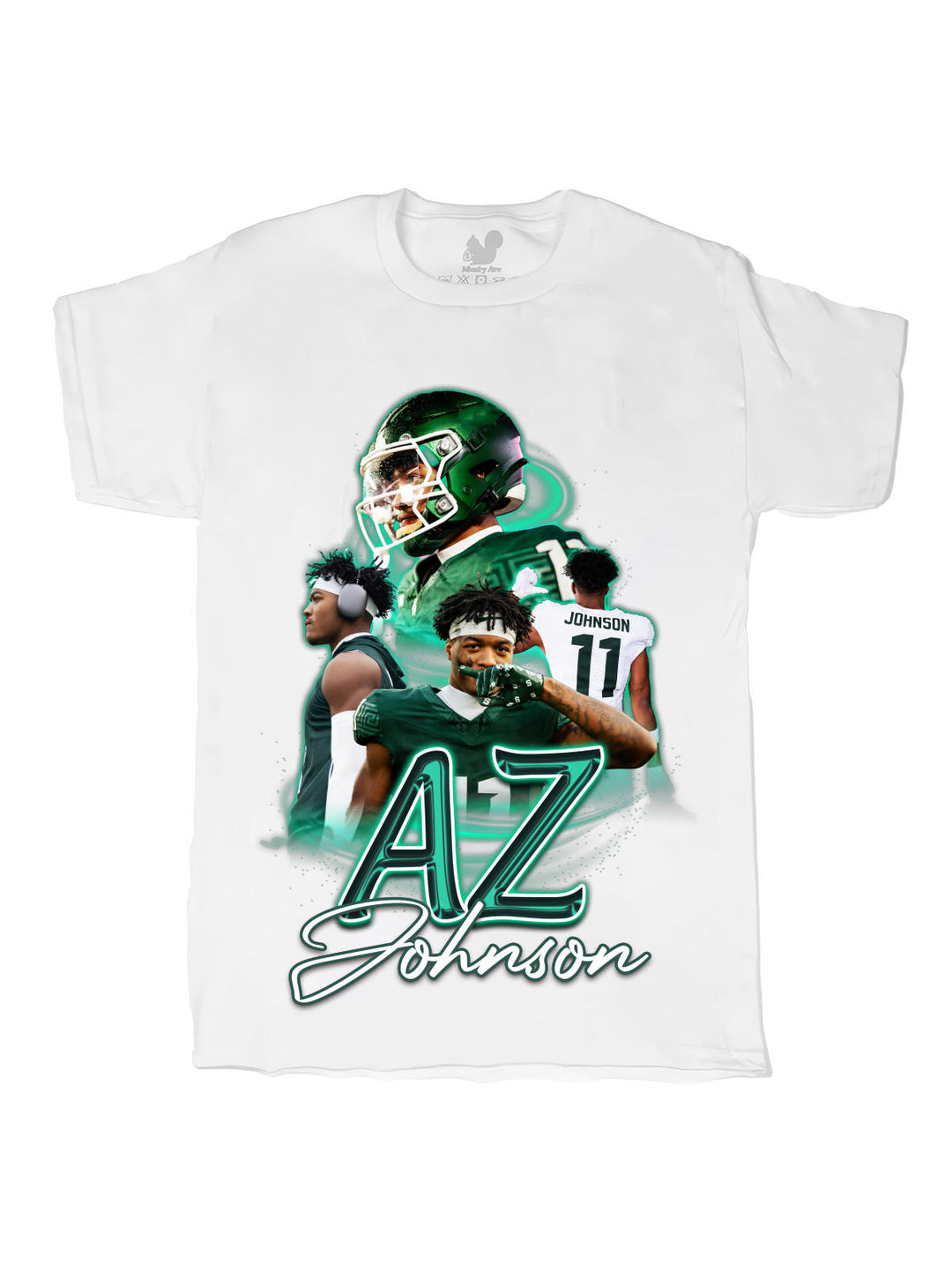 AZ Johnson Collage Oversize Print